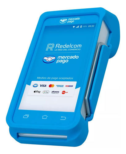 Maquina Movil Pos R3 Redelcom + 10 Rollo + Funda Mercadopago