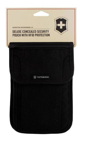 Imagen 2 de 3 de Bolsa De Seguridad Victorinox Negro Dluxe Rfid 610603 - S025