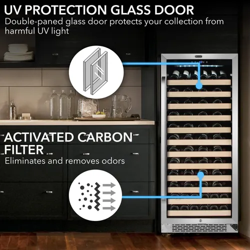Refrigerador Personal Automatico Con 12 Estantes