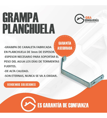 Imagen 3 de 10 de Combo Canaleta Americana 10 Mt Ideal Galeria Jardin Exterior