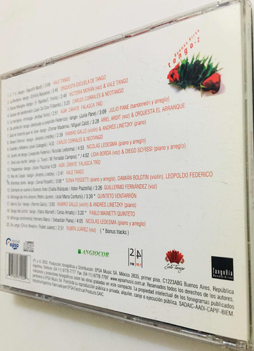 Buenos Aires Tango 2 Tango Vía (como Nuevo) Cd (Usado)