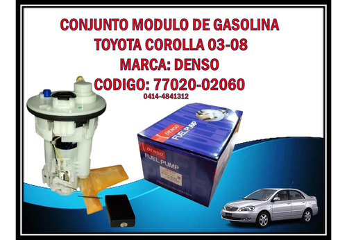  Modulo De Gasolina Toyota Corolla New Sensation 03/08