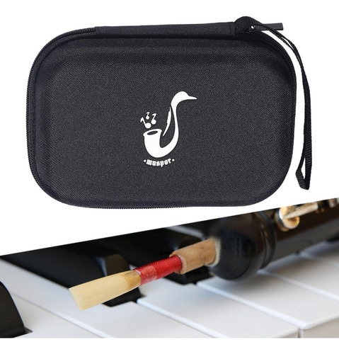Estuche De Transporte Para Cañas De Saxofón, Negro