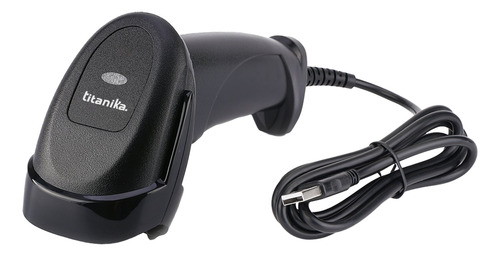 Lector De Código De Barras Titanika Scan Rocket 1d Usb 1d Usb/rs-232/ps-2 1 Plug And Play 300 Lecturas Por Segundo