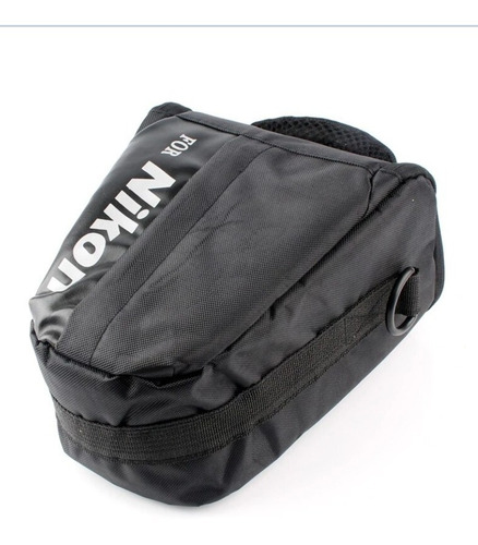 Imagen 5 de 6 de Bolsa Para Cámara Fotográfica, Logo Nikon. Correa De Hombro