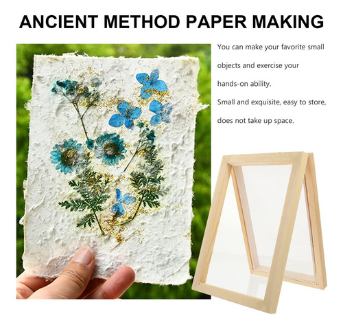 Marco De Madera De Doble Capa Para Fabricación De Papel