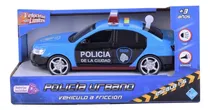 Comprar Auto Policia A Friccion Con Luz Y Sonido El Duende Azul Tun 
