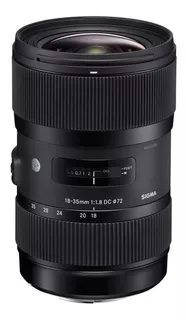Lente Sigma 18-35mm F1.8 Dc Hsm Art Para Nikon F