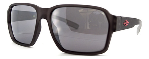 Lentes De Sol - Mormaii - Amsterda Mo153 Dk2 09 Lente Gris Oscuro Varilla Negro Y Blanco Armazón Negro