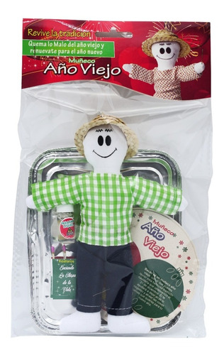 Muñeco Año Viejo Regalo Corporativo Artesanía Navidad Anchet