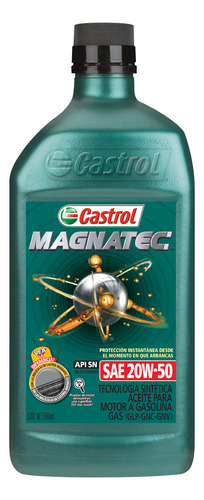 Aceite Castrol Magnatec 20w50 Cuarto