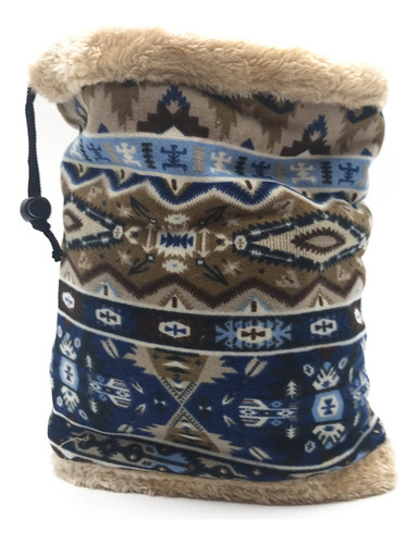Cuello Piel Diseños Esquel Invierno Frio Nieve Unisex Ffyr Color Beige