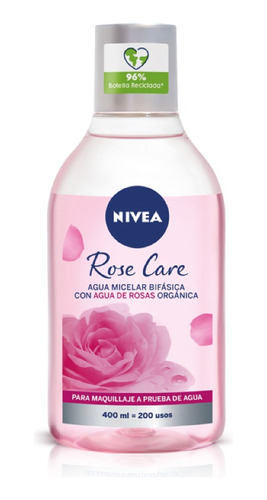 Agua Micelar Nivea Rose Care 400 Ml
