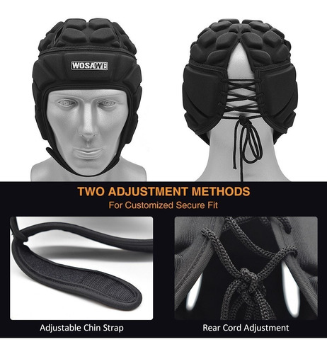 Casco De Portero Ajustable Deportes Fútbol Fútbol Rugby
