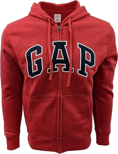 GAP Sudadera con capucha y cremallera completa para hombre