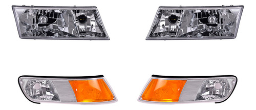 2 Faros Y 2 Cuartos Depo Grand Marquis P/ Ford 1998 - 2002