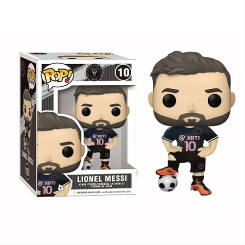 Lionel Messi 10 Inter Miami Funko Pop Fútbol Figura