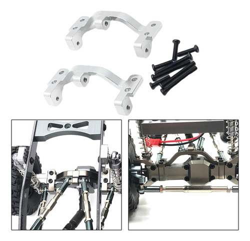1/16 Rc Car Upgrade Parts Metal Pull Rod Base Color Plata