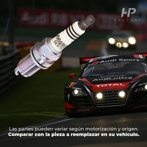 Imagen 2 de 10 de Kit Bujías Iridium Grado 7 Bkr7eix Ngk Audi A5 1.8 2.0 X4