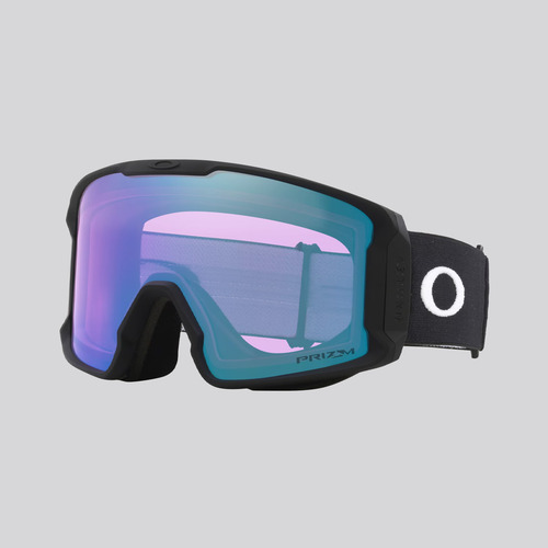 Antiparras de ski y snowboard hombre Oakley Line Miner L con armazón color negro y lente color azul