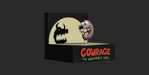 Figurita De Courage, El Perro Cobarde