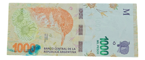 Billete De 1000$ Con Error Exceso De Tinta
