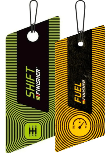2 Arominha Cheirinho Para Carro Retrovisor Perfume Finisher Cor Preto Fragrância Shift E Fuel