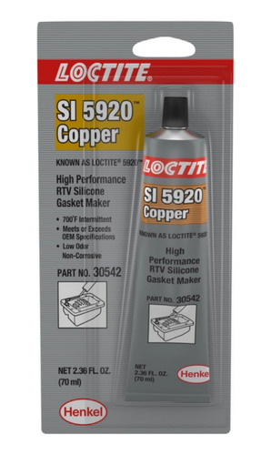 Loctite Forma Juntas Copper Sella Juntas 5920