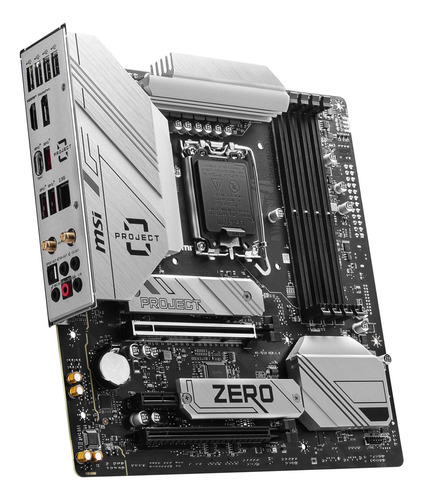 Tarjeta Madre Msi B760m Project Zero Lga 1700 Ddr5 M.2 Wifi