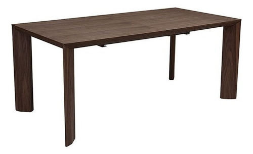 Mouna Mesa De Comedor Extensible Nogal O Fresno Tapa Madera Patas Madera