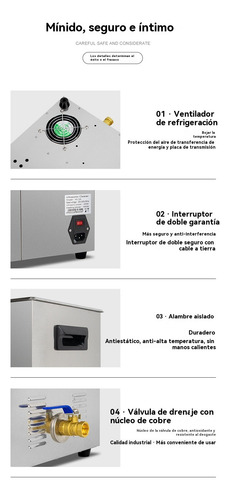 Máquina Limpiadora Profesional Ultrasónica De Joyas De 3l