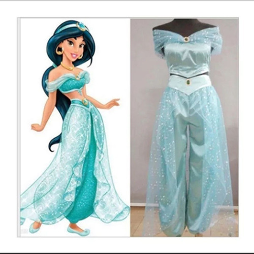 Disfraz De Princesa Jasmine Para Adultos De Allah Magic Lamp