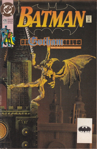 Cómic Batman N° 478 Mayo 1992 Inglés