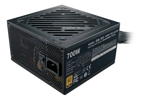 Fuente Cooler Master 700w Gold Mpw-7001-acaag-wo Acuario