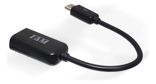 Cable micro USB tipo C OTG para Xiaomi MacBook Samsung Motorola, color negro