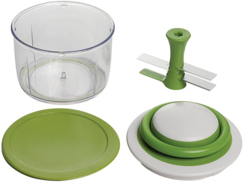 Imagen 2 de 10 de Picadora De Alimentos Manual Chef'n Veggichop (rúcula)