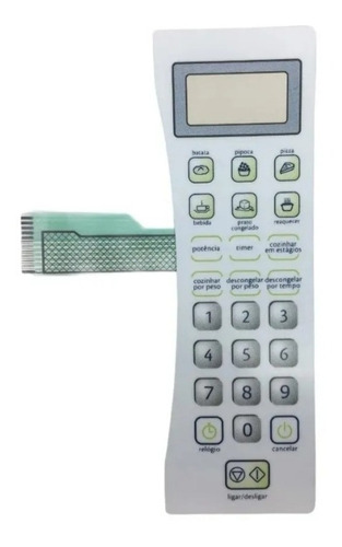 Membrana Teclado Compatível Microondas Consul Cms18 Cms 18