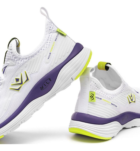 Tênis Feminino Branco Vili All Journey Caminhada Academia