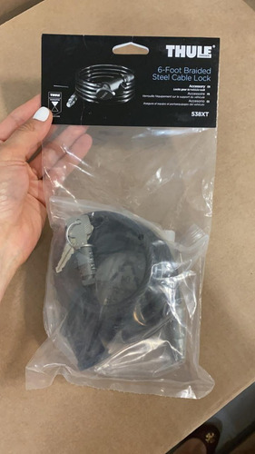 Imagen 2 de 2 de Thule 6 Foot Braider Steel Cable Lock