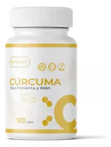 Comprar Cúrcuma Con Pimienta Negra Y Kion 90 Capsulas