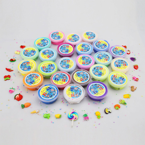 Mini Butter Slime Kit, 16 Unidades, Slime Charms Para Menino