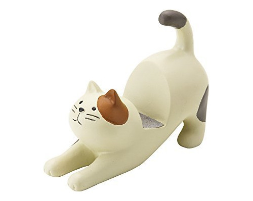 Soporte Para Smartphone Gato Crema