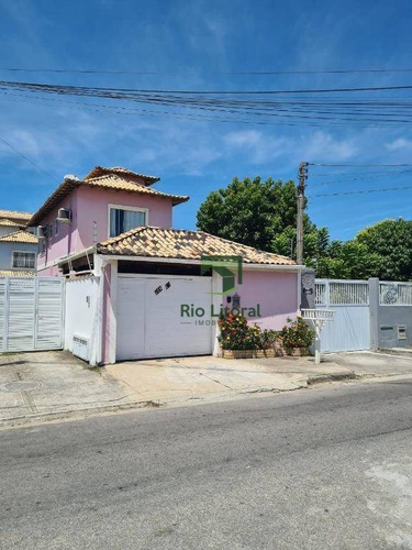 Imagem 1 de 26 de A Imobiliária Rio Litoral Oferece Para Venda Casa Duplex Bairro Jardim Mariléa Rio Das Ostras/rj. - Ca1186