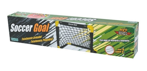 Imagen 1 de 7 de Arco De Futbol Mega Soccer Goal Plegable Sin Armado Jeg 2396