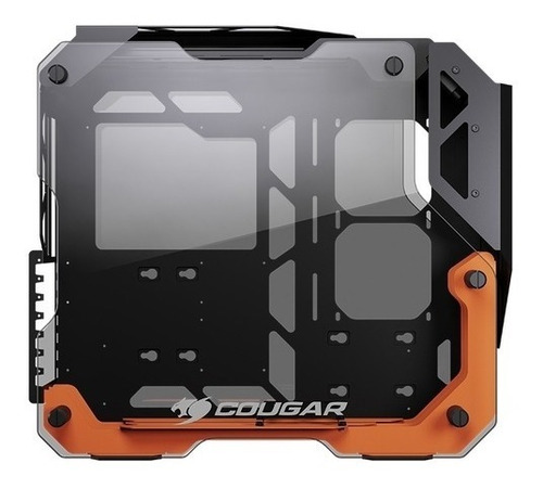 Gabinete Gamer Cougar Blazer Essence Preto/laranja Mid Tower Cor Preto com Laranja
