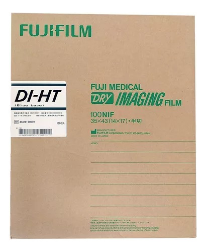 Pelicula Fuji 10x12 Di-ht Termica Placas De Rayos X 100 H