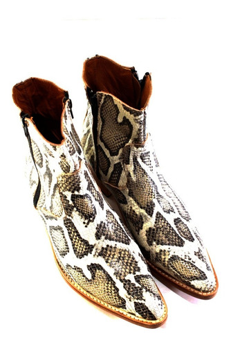 Imagen 4 de 7 de Bota Hombre Serpiente Premium Diseño Lemmy By Ghilardi