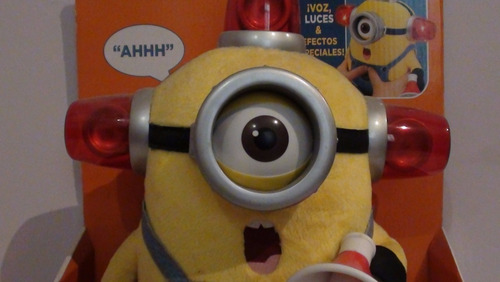 Mi Villano Favorito, Bee-do Minion Figura Bombero Que Habla