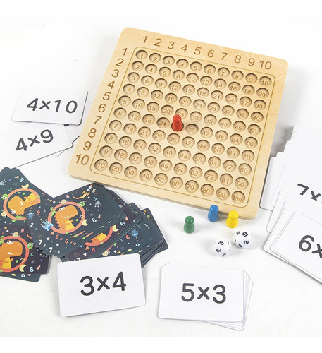 Tablero De Multiplicación Montessori Juguetes De