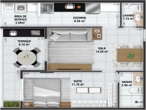 Imagem 3 de 26 de Apartamento Em Praia Grande, 01 Dormitório, Guilhermina, Ap-2783 - Ap2783 - 69576289